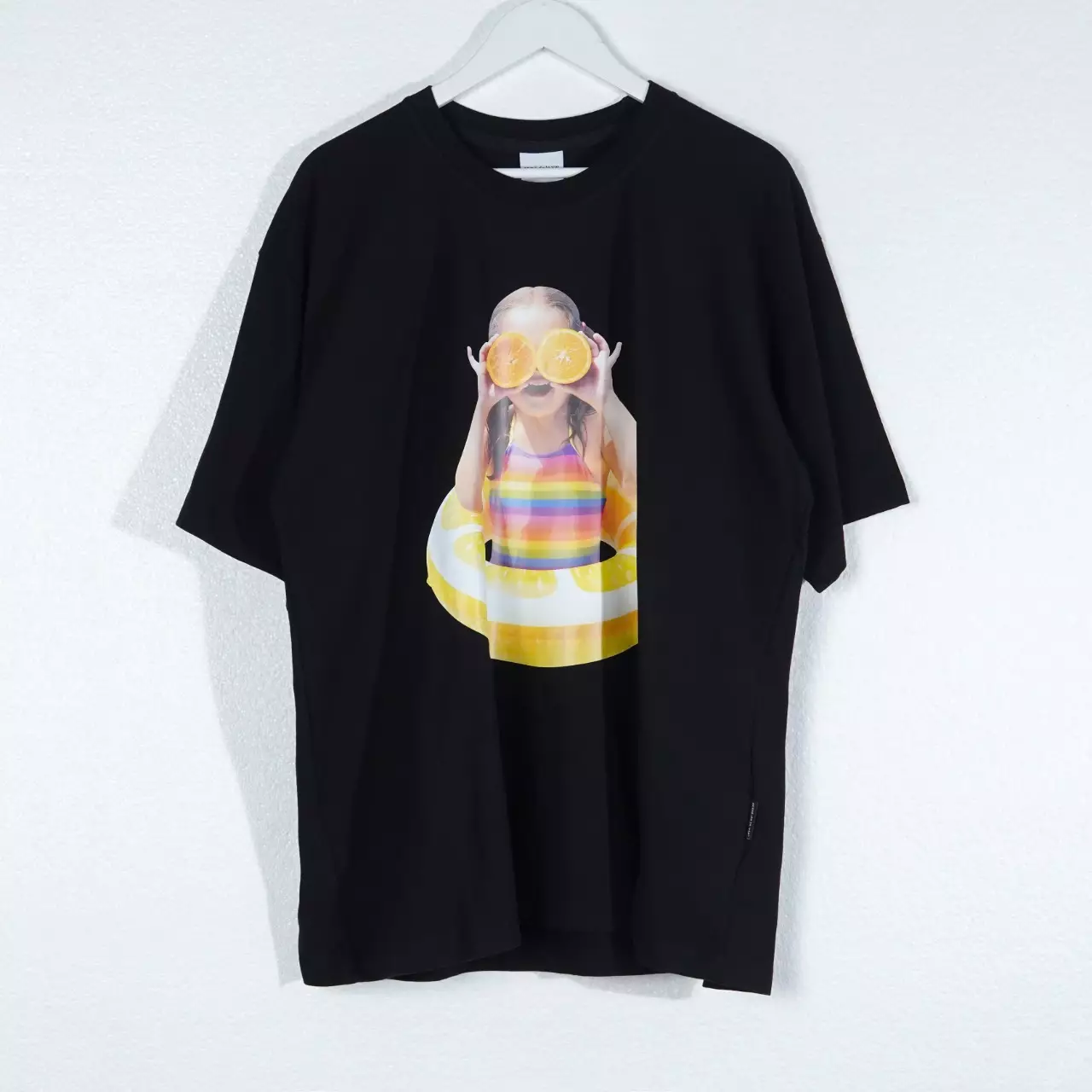 Kaos ADLV GIRL ORANGE BLACK TSHIRT 100% ORIGINAL