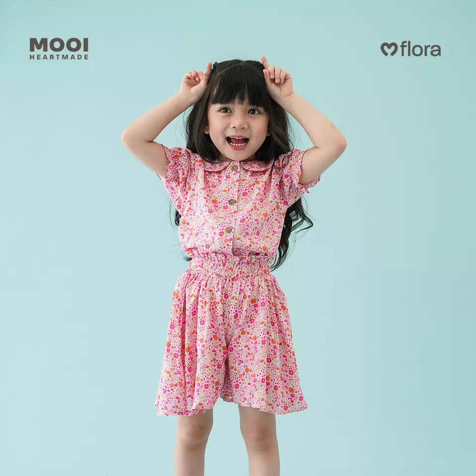Mooi Celana Pendek Anak Perempuan Oline Cullotes Pants - Blue