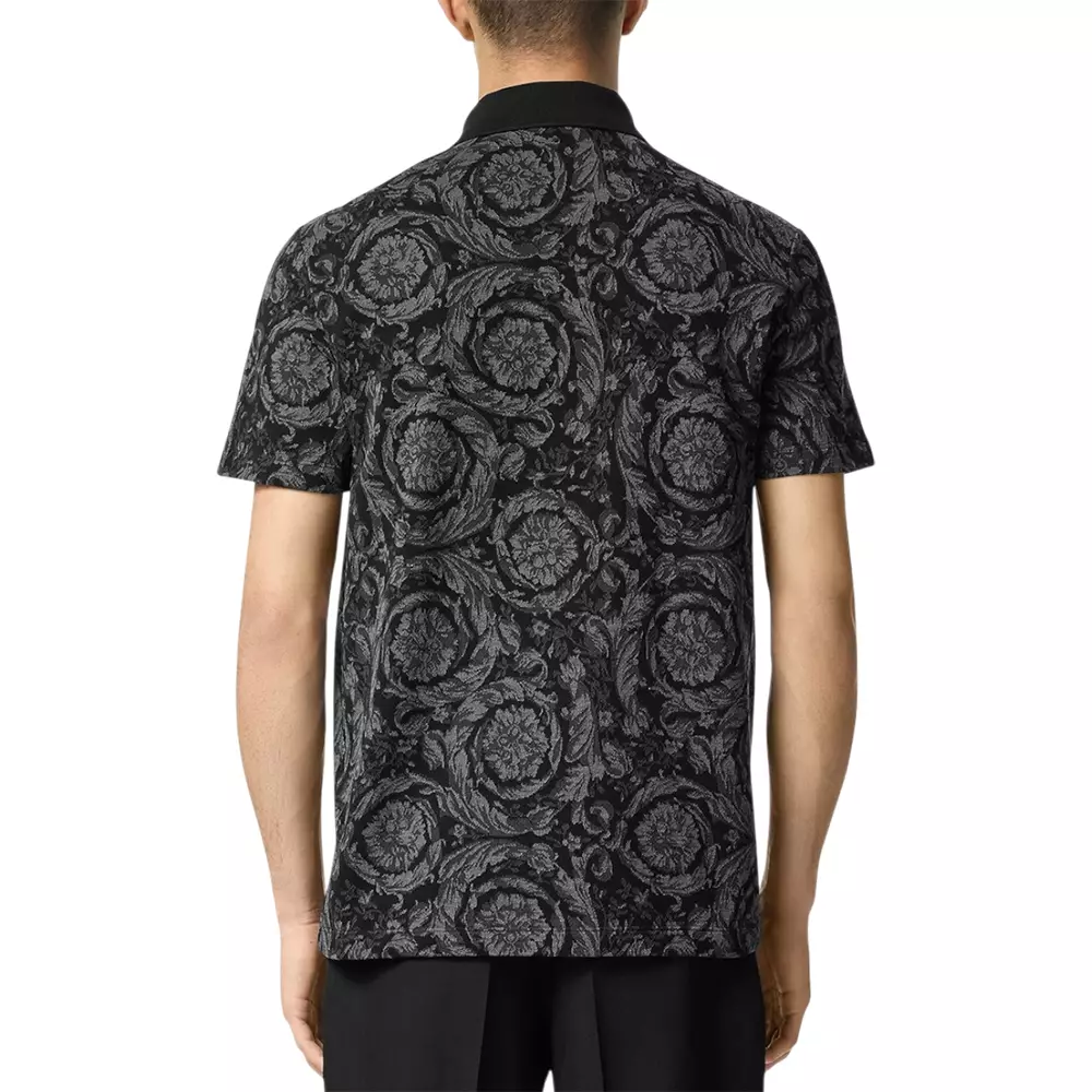 Barocco Polo Shirt Black