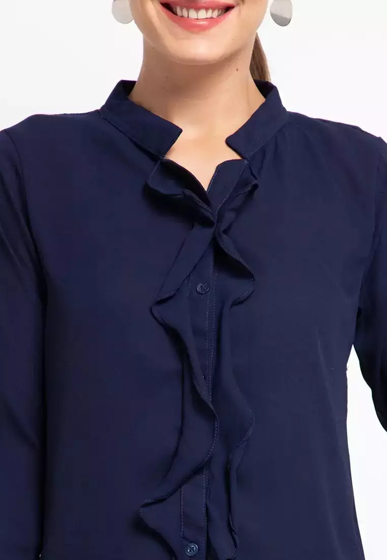 Chanira Selma Blouse-Navy