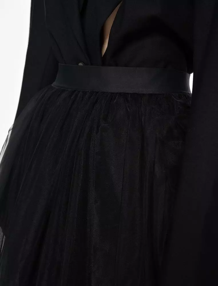 Midi waist skirt