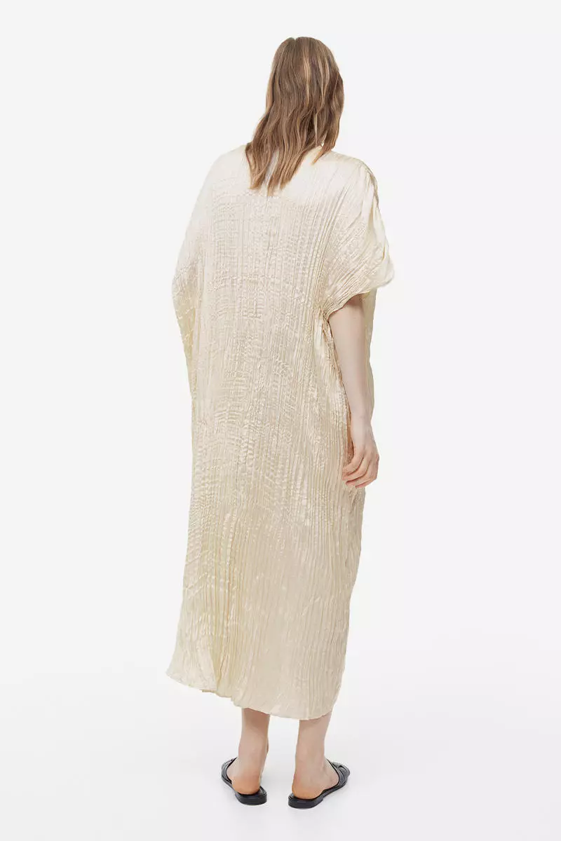 Pleated tunic dress