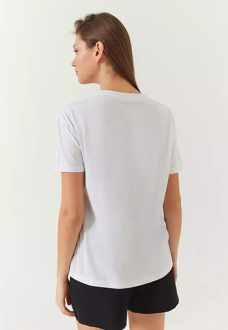 Women's Stone And Bow Detailed Tshirt 60602005