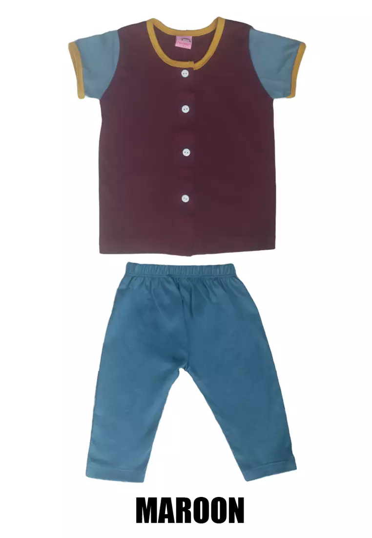 TWO MIX - Setelan Bayi Bahan Kaos Katun Combed - Baby Set Lengan 4266