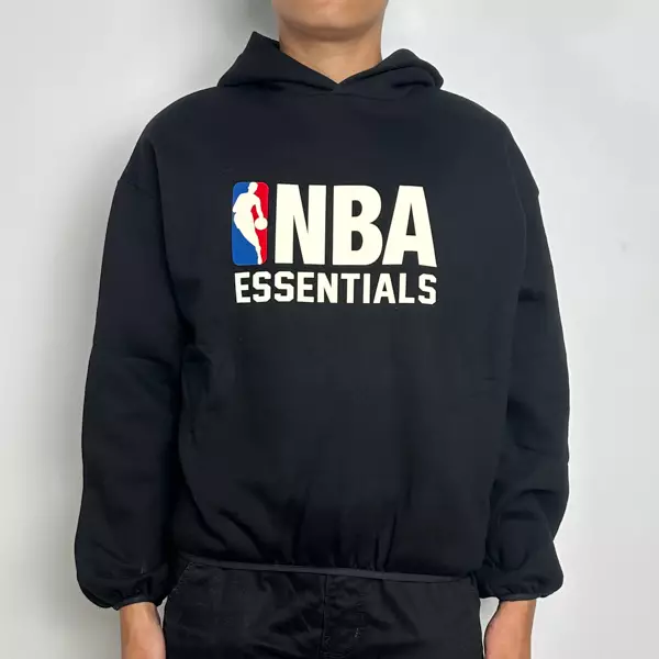 Hoodie ESSENTIALS NBA BLACK HOODIE 100% ORIGINAL
