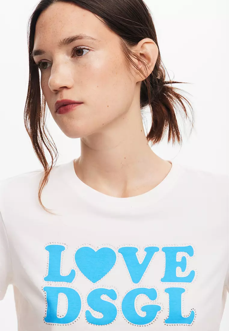 Desigual Woman Love Desigual T-shirt.