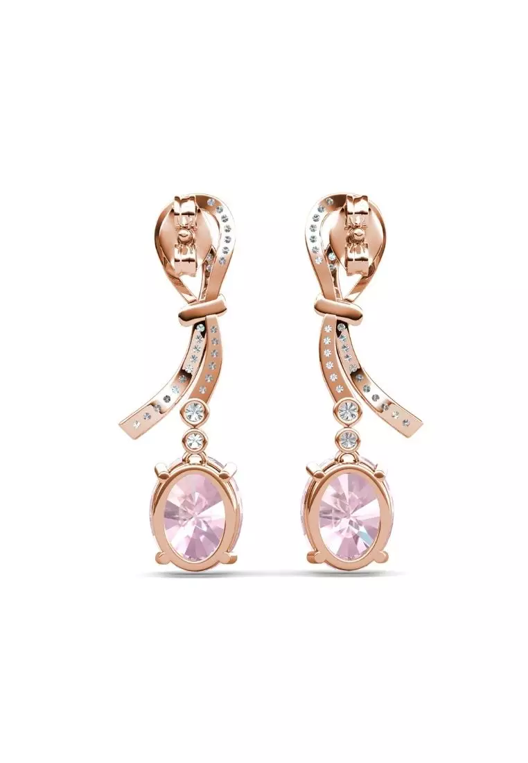 Her Jewellery Aniela Earrings - Crushed Ice Stone made with High-carbon diamond & Zircons