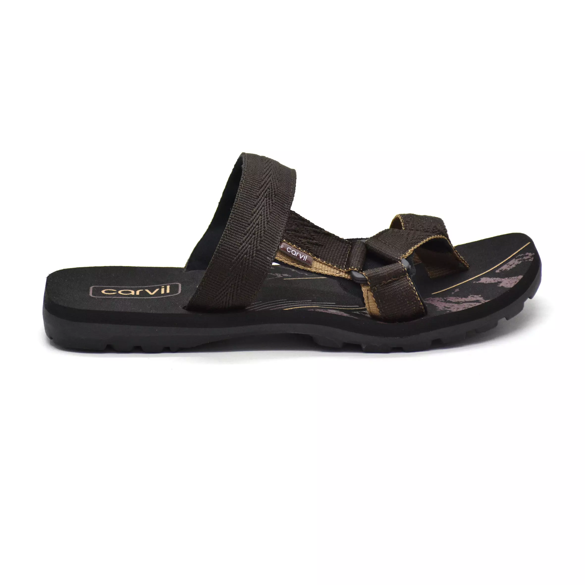 Carvil Sandal Pria Spextra-S23 M Brown/Beige