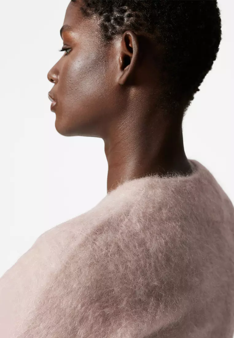 Brushed-Knit T-Shirt