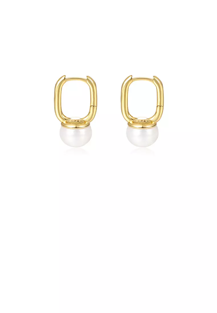 Buy Mooclife 925 Sterling Silver Plated Gold Simple and Fashion