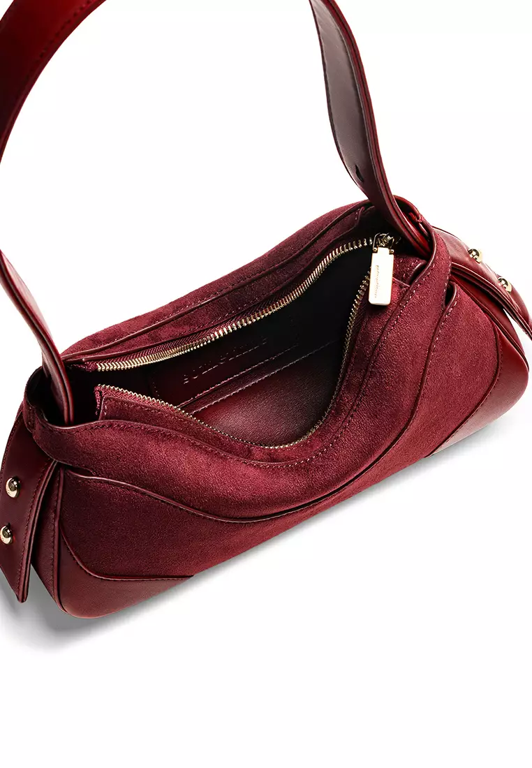 Tanga Bag Suede - Cranberry