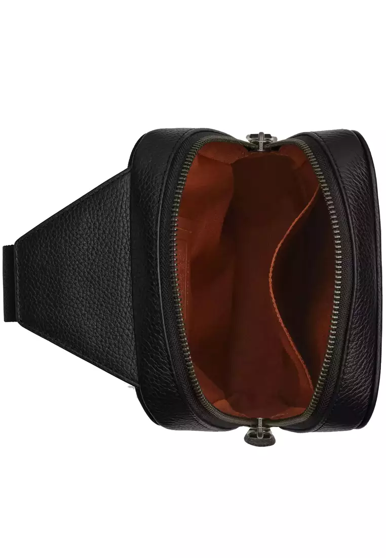 Sullivan Pack In Signature Canvas in Charcoal/ Black CZ397