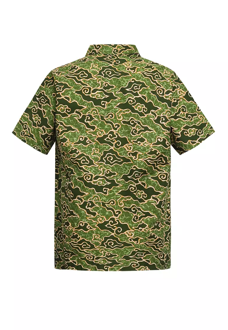 Hem Anak Batik Laki Laki MM Juan Lengan Pendek Green