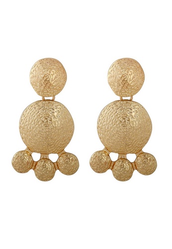 A-Excellence gold Gold Plated Bohemian Earrings C9EA5AC4E27110GS_1
