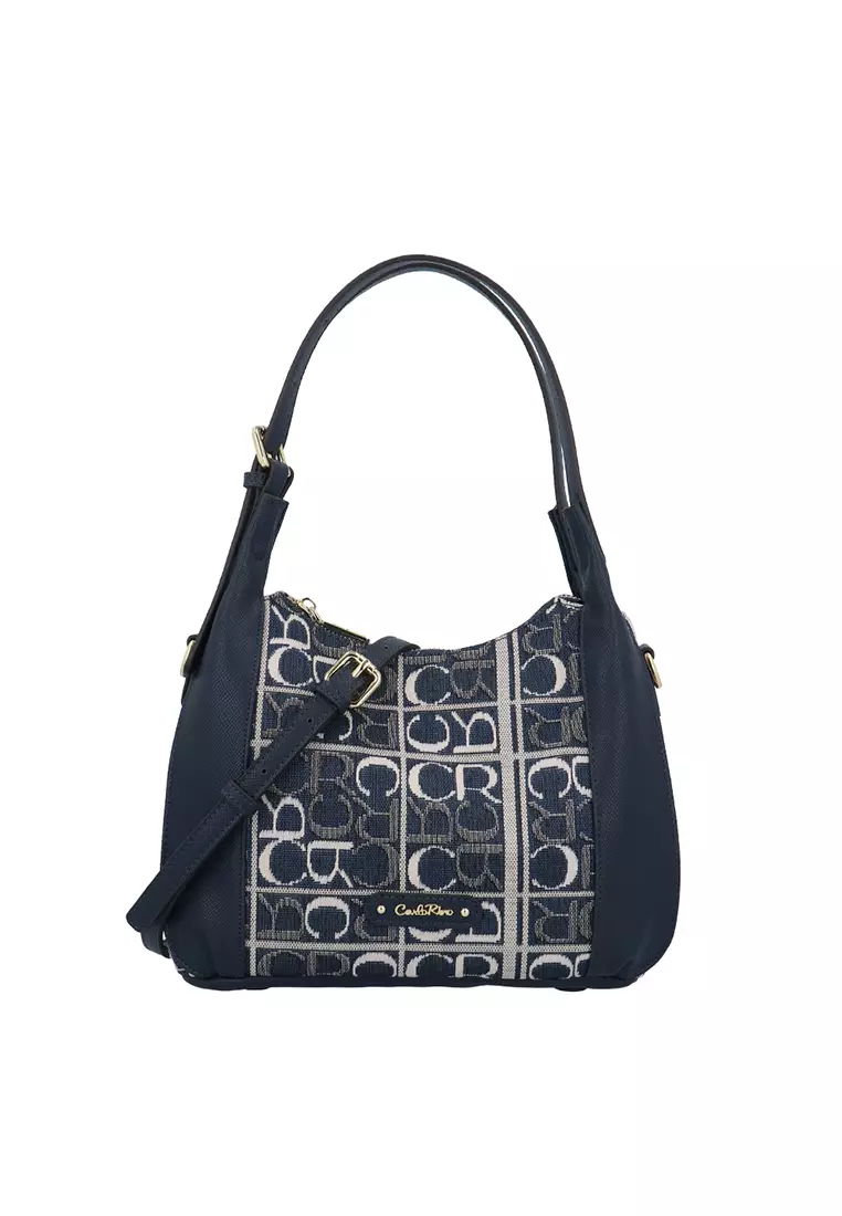 Buy Carlo Rino Carlo Jennie 2-Way Shoulder Bag - Dark Blue 2026 Online ...