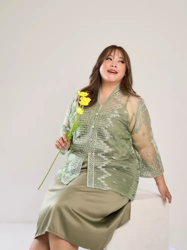 xtramiles Ladies top ayara party top kebaya mint