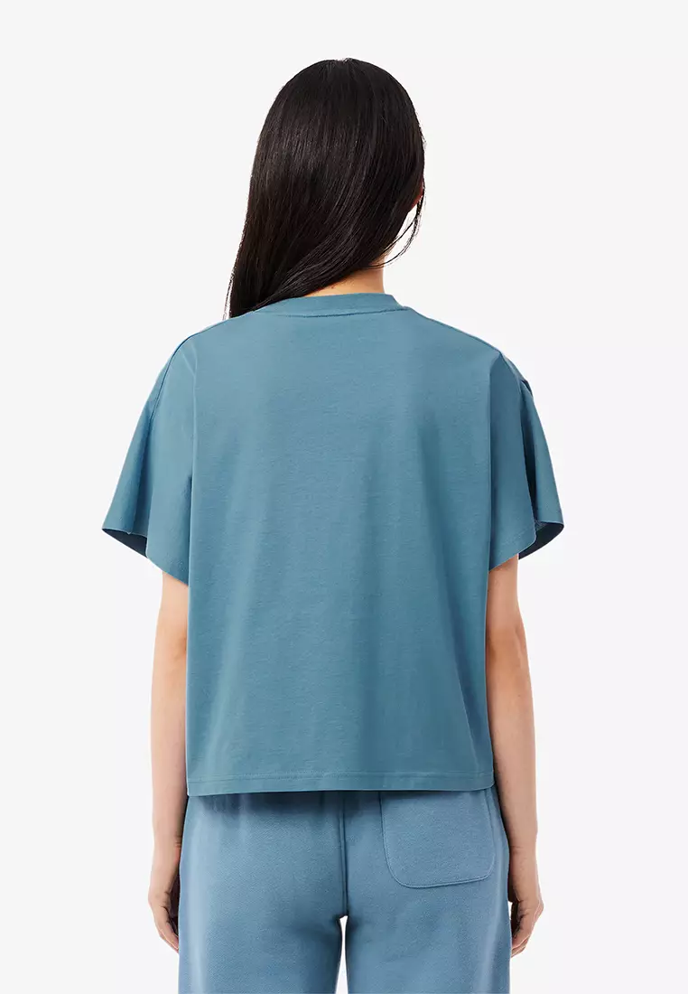 Batwing Sleeve Print T-shirt