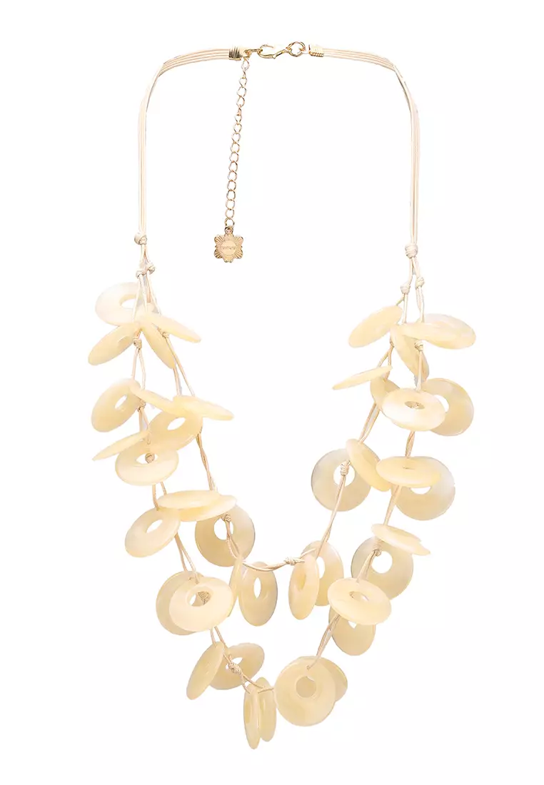 Red best sale resin necklace