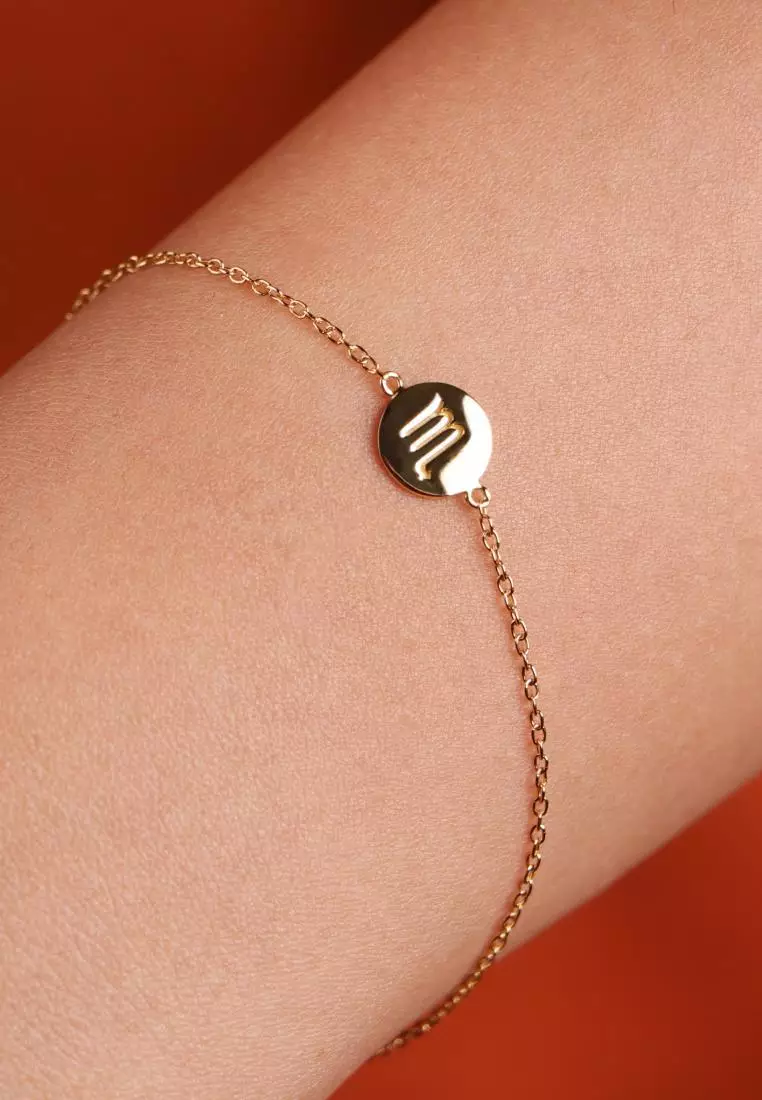  Vermeil Zodiac Bracelet Scorpio