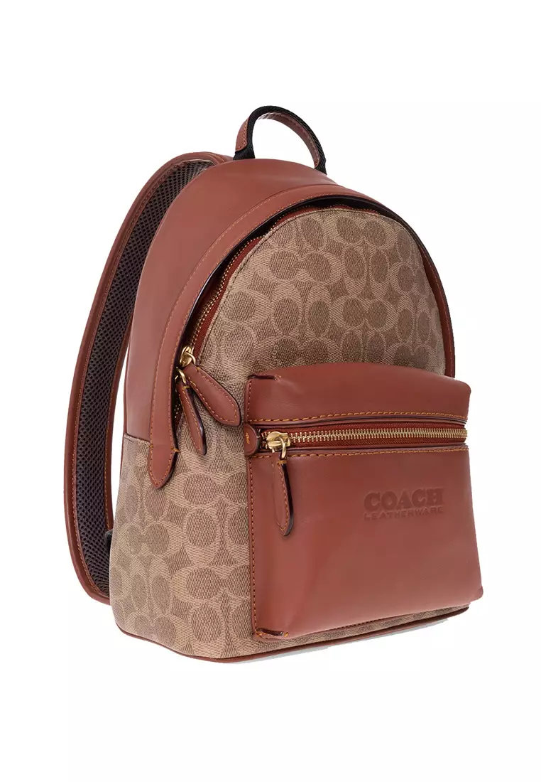 Coach tan backpack new arrivals