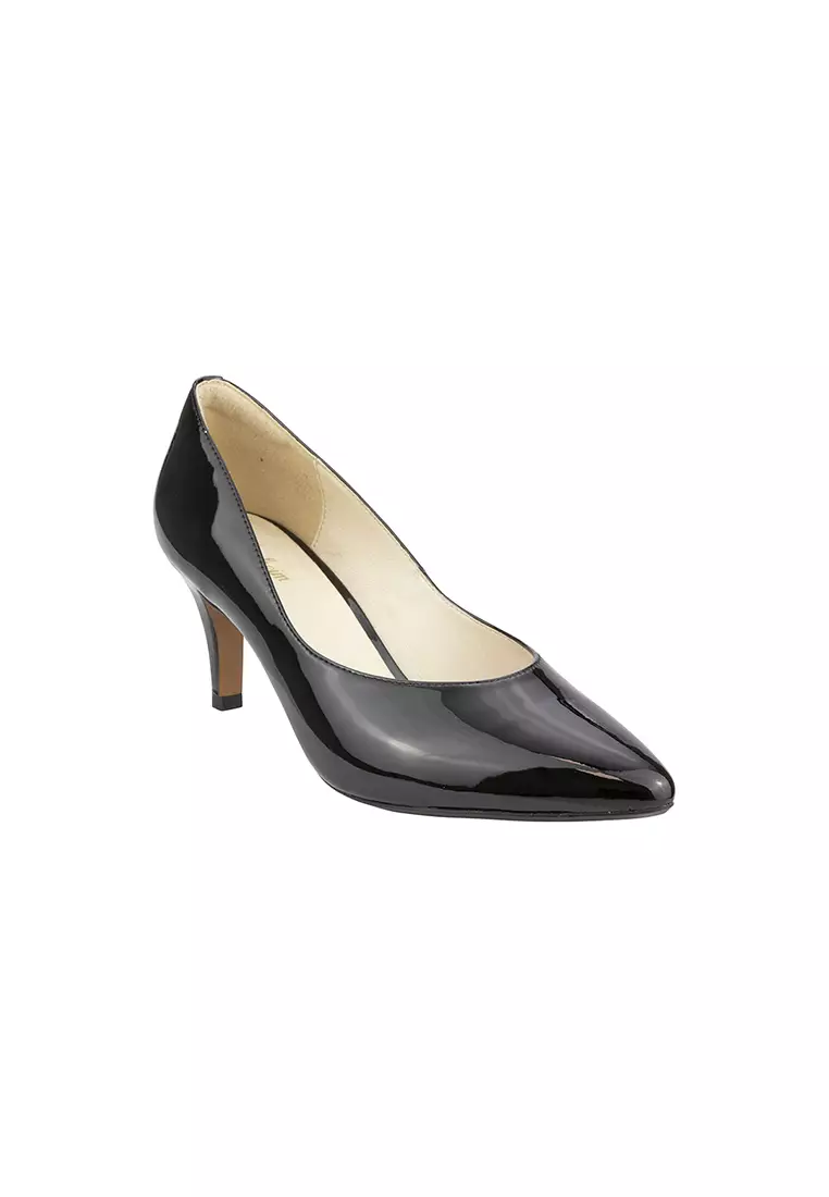 Florsheim Women s Paloma Point Pump Toe Heels Midnight Patent