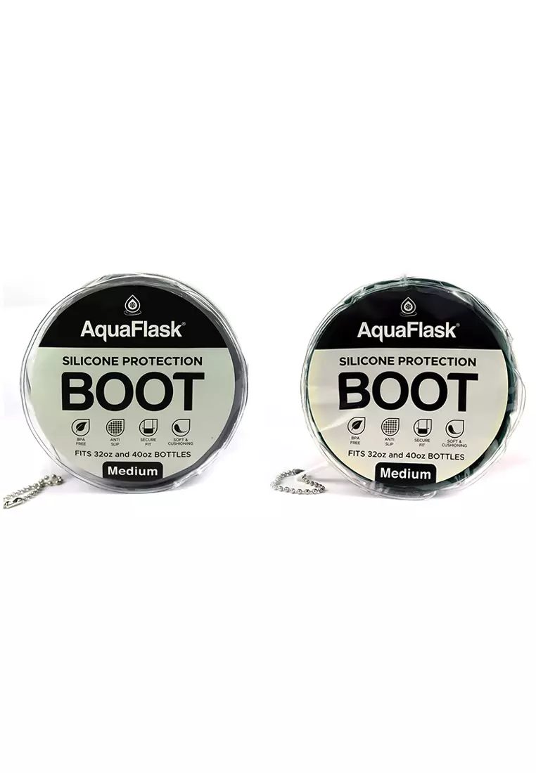 Boot it up! Silicone Protection Boot for 32oz and 40oz Stone Gray & Moss Green