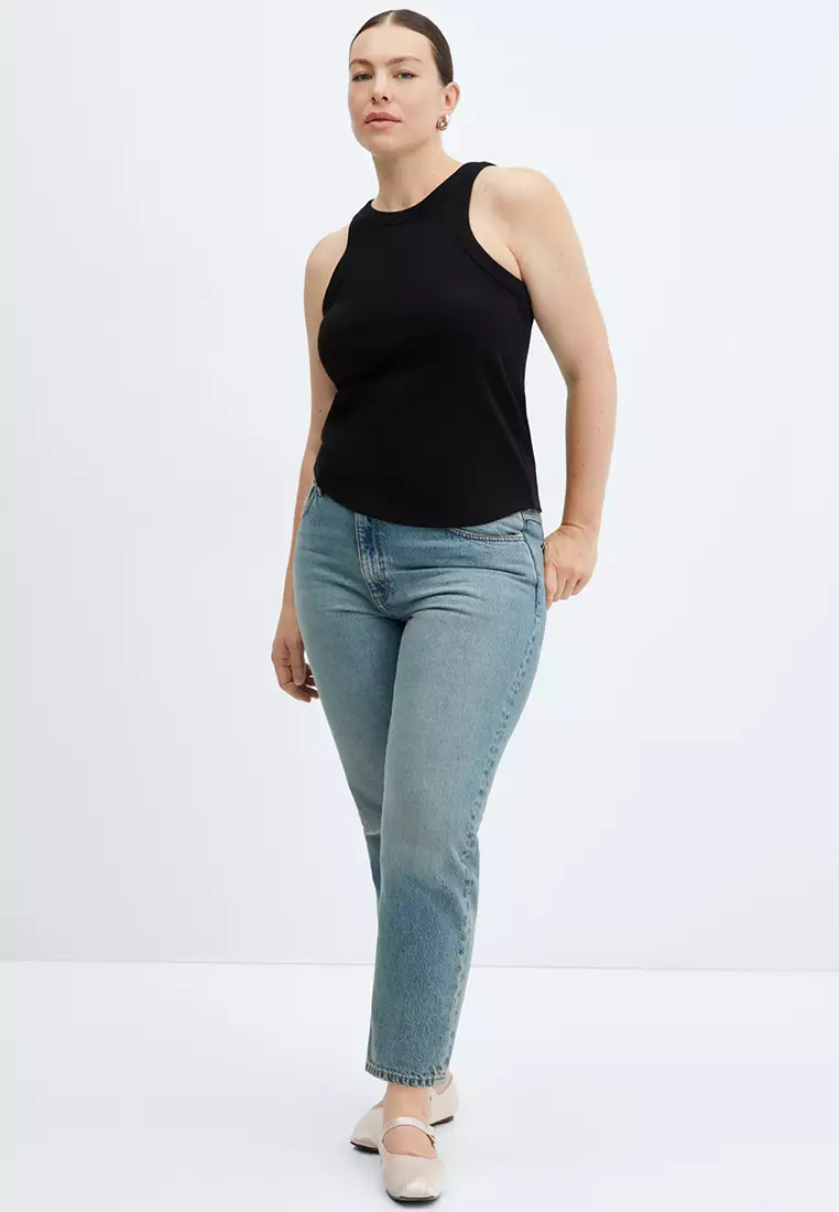 線上選購 Mango Ribbed Top | ZALORA 台灣