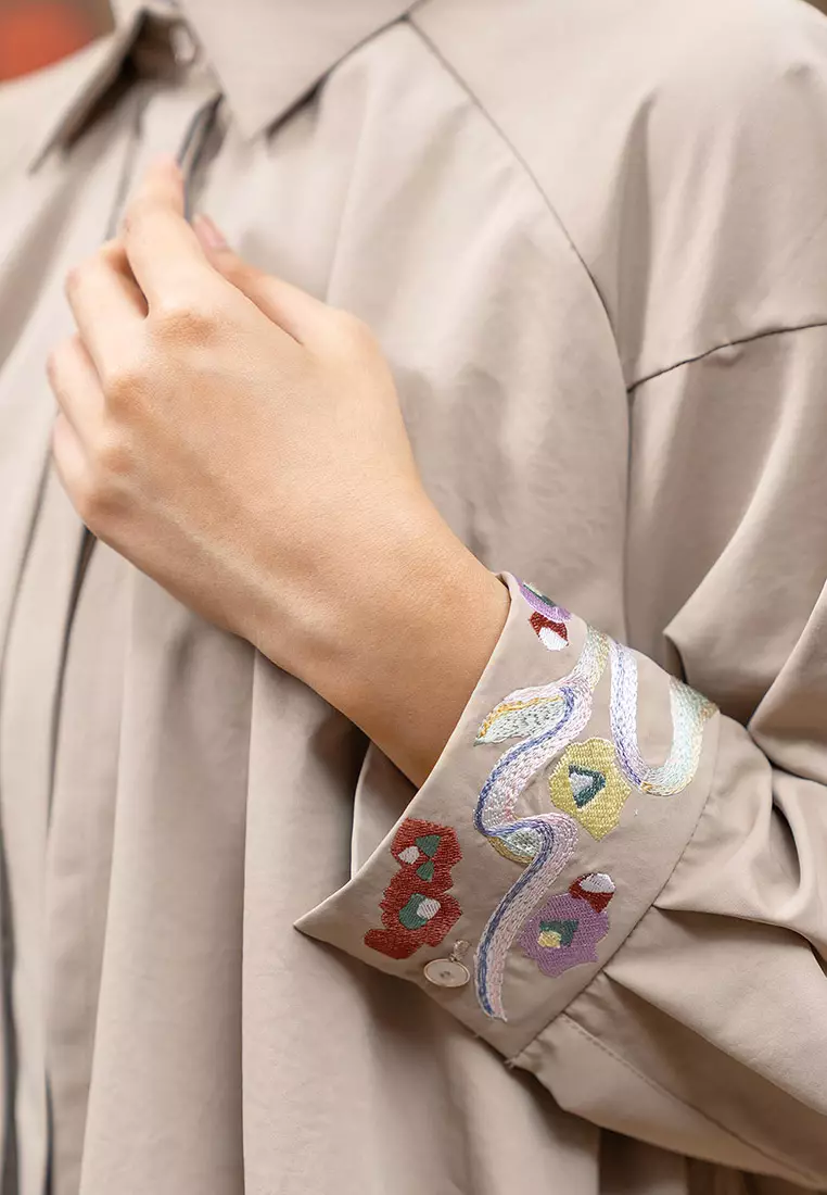 Kami Bluma Layered Tunic Latte