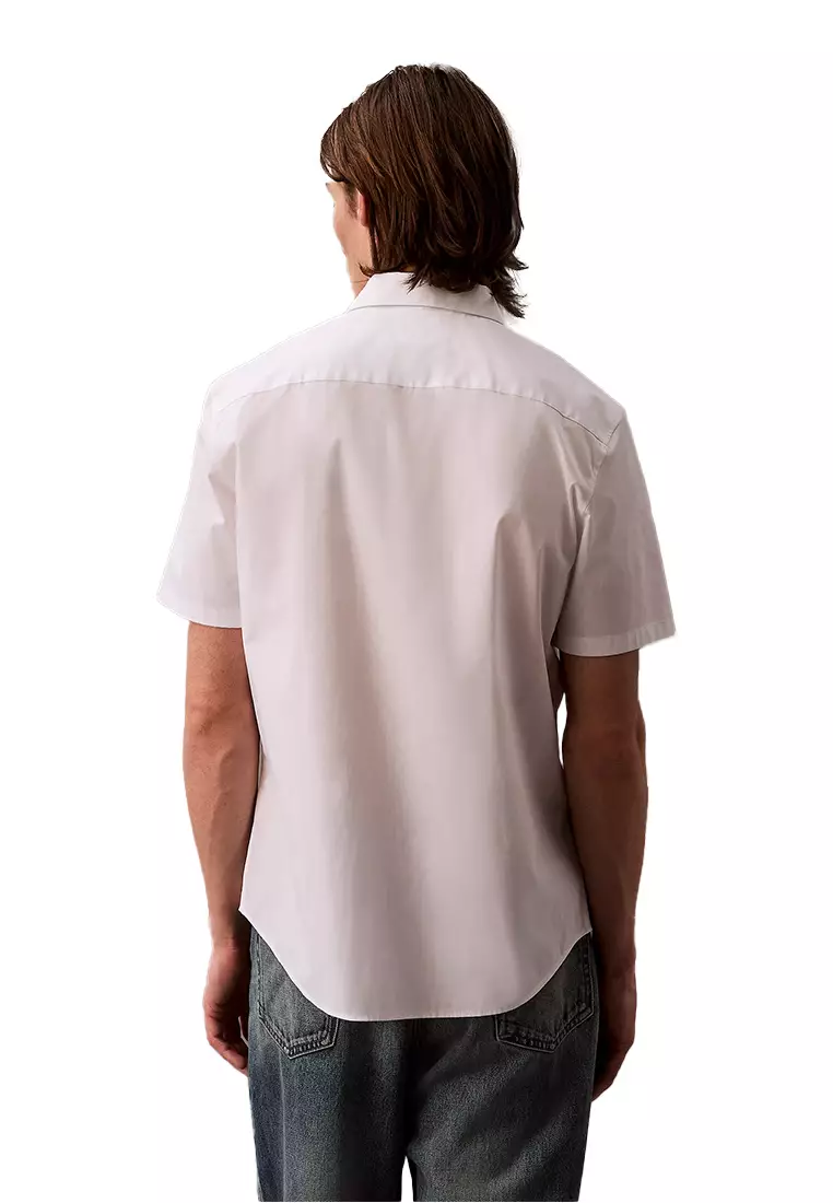 CKJ Woven Tops White