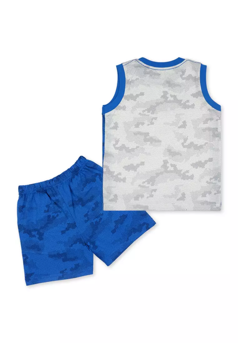 Boys Muscle Shirt Combi with Short Set