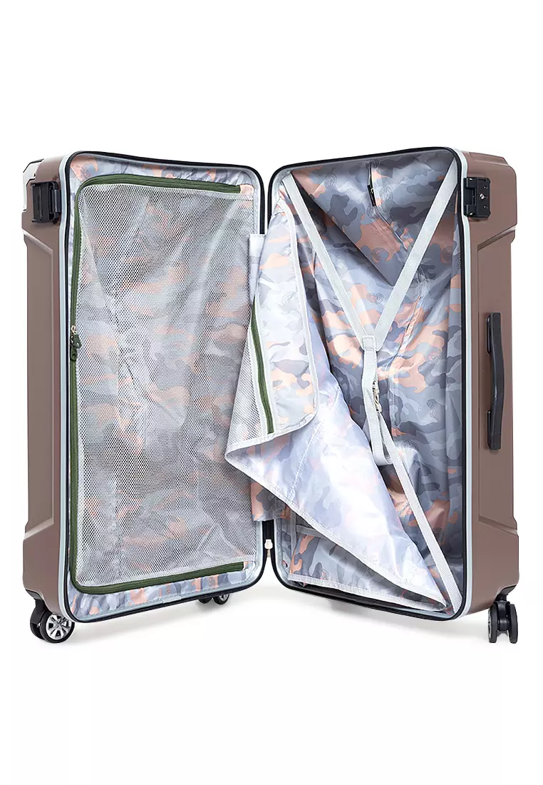 Outdoor 6304-72 Mocha (Zipper type) - Large - TSA Luggage