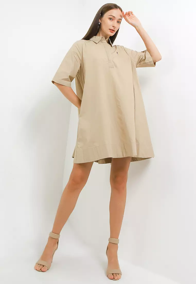 Carlene Mini Mini A-Line Shirt Dress