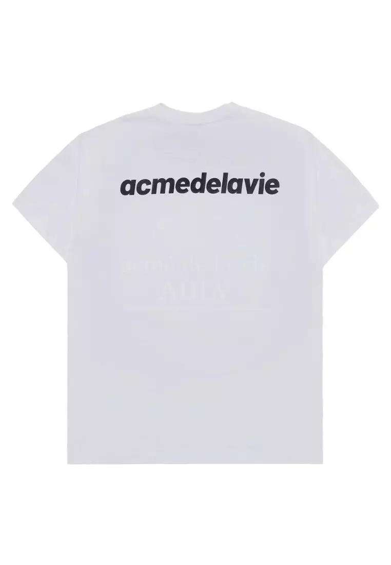 Bold Font Logo Short Sleeve T-Shirt White