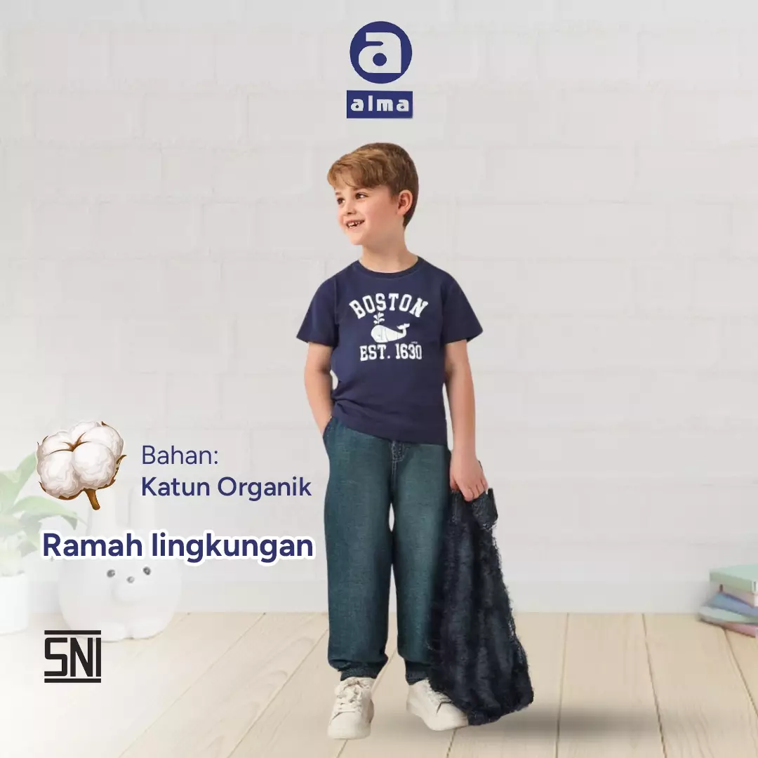 Alma Kids T-shirt Kaos Boston Tee