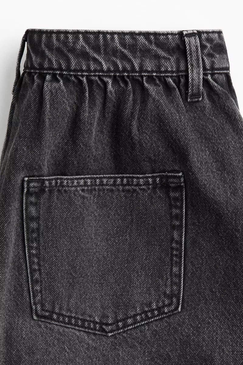 Denim mini skirt