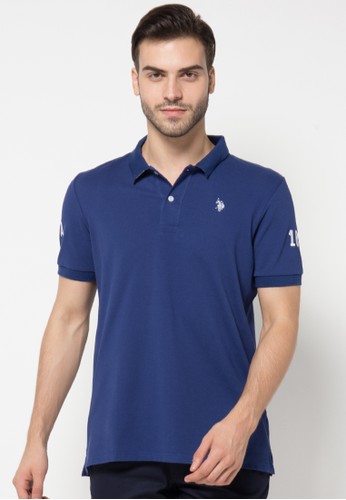 Fashion Polo Shirt With Embroidery On Sleeve