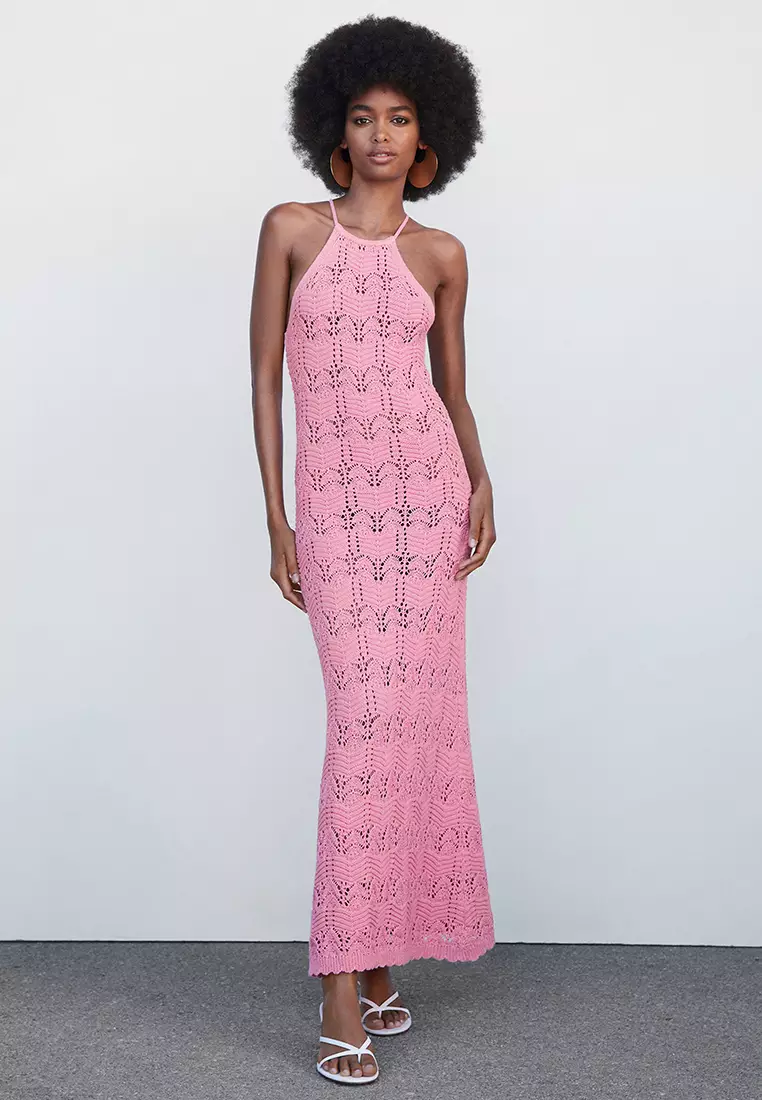 Mango Crochet Long Dress 2024, Buy Mango Online