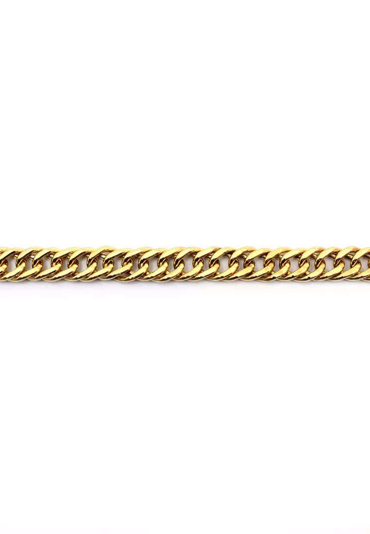 18K Italian Made Yellow Gold Bracelet