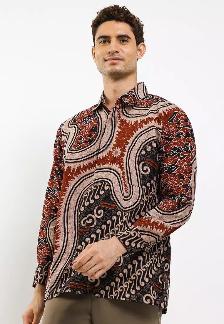 Jual Batik Jagad Tresno Nismara Kemeja Batik Premium Pria Casual Modern ...