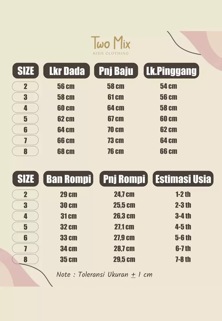 Two Mix Dress Anak Perempuan / Baju Anak Perempuan 4310