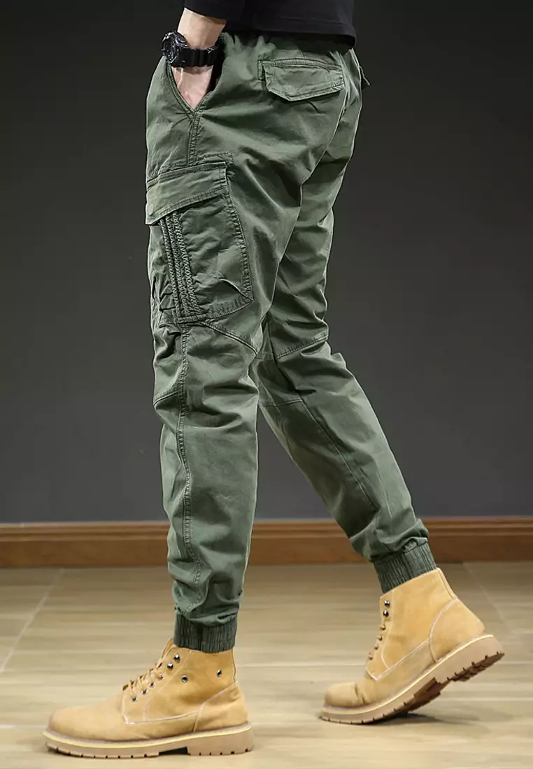 休閒修腿束腳褲 GJL8650