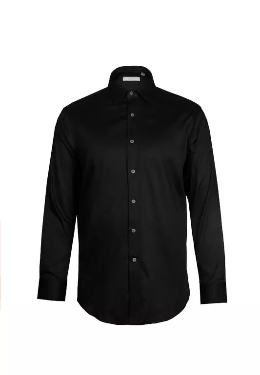 [ONLINE EXCLUSIVE] Goldlion Business Regular Fit Long-Sleeved Shirt - Black