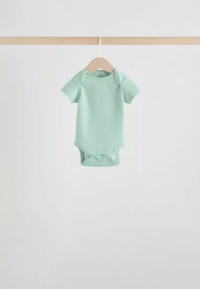 Short Sleeve Baby Bodysuits 5 Pack
