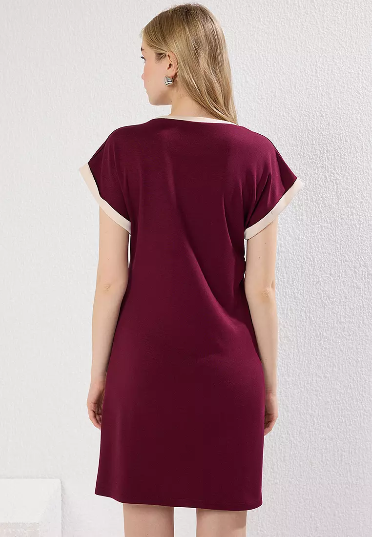 Trendyol Women Mini Shift Relaxed Fit Knit Dress Vestido De