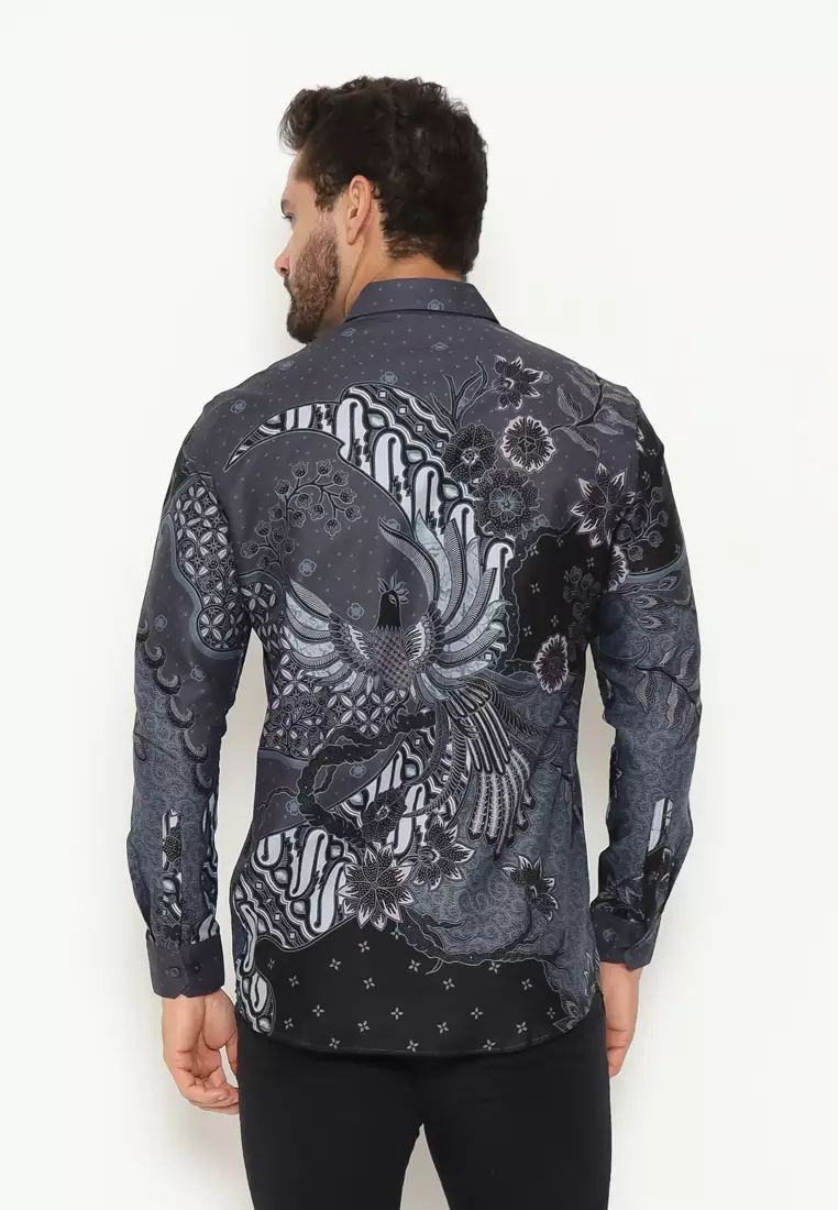 MAGINOT WIDYA Batik Pria Slim Fit Lengan Panjang