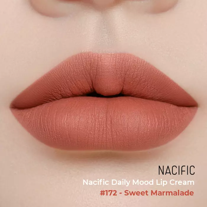 NEW COLOR Nacific Daily Mood Lip Cream #172 Sweet Marmalade
