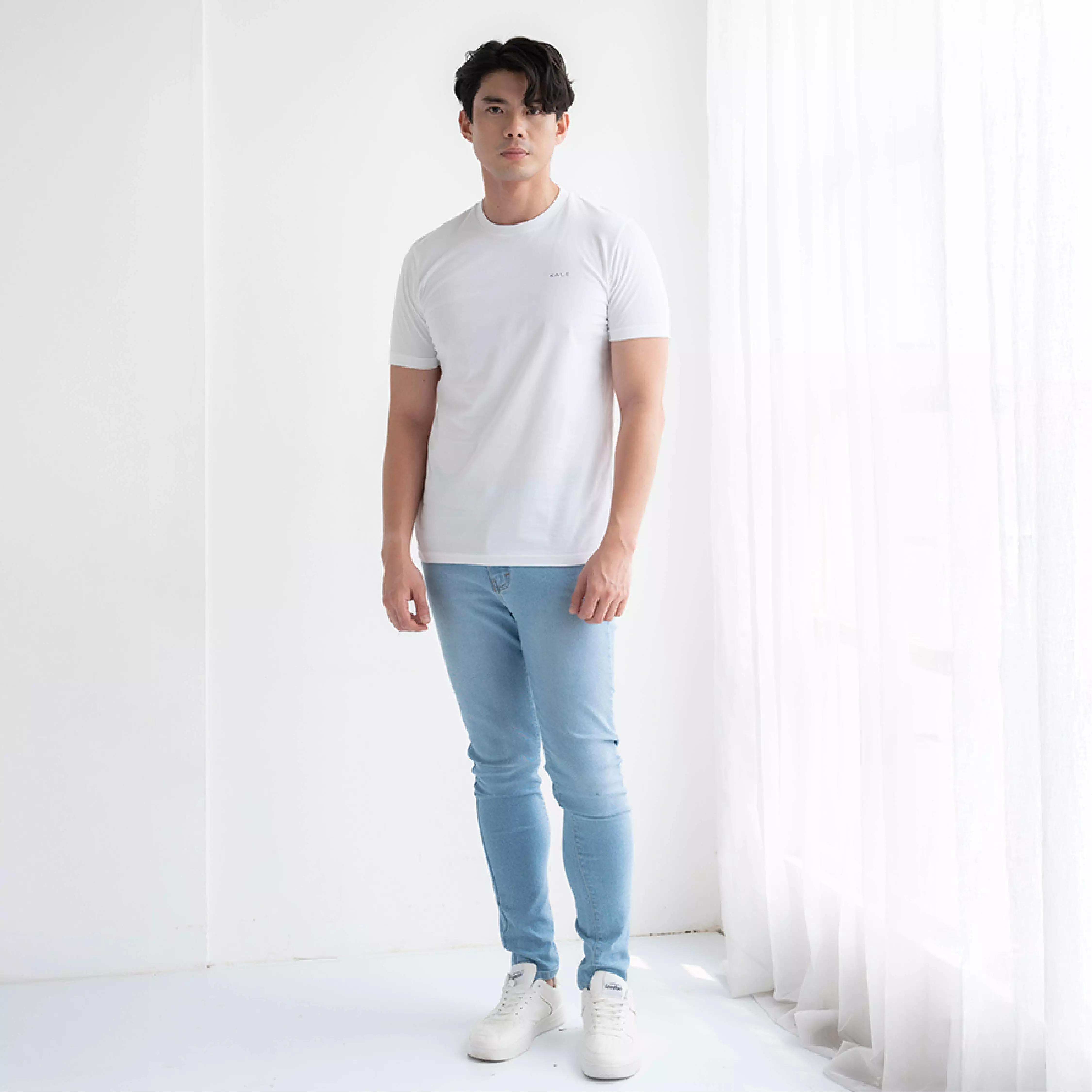 Kale Arion White / T-Shirt Pria Lengan Pendek / Unisex