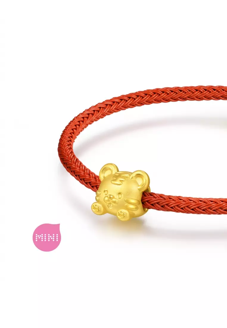 999 24K  Chinese Zodiac Tiger charm  for Women & Men  95961C  (Bracelet not included)