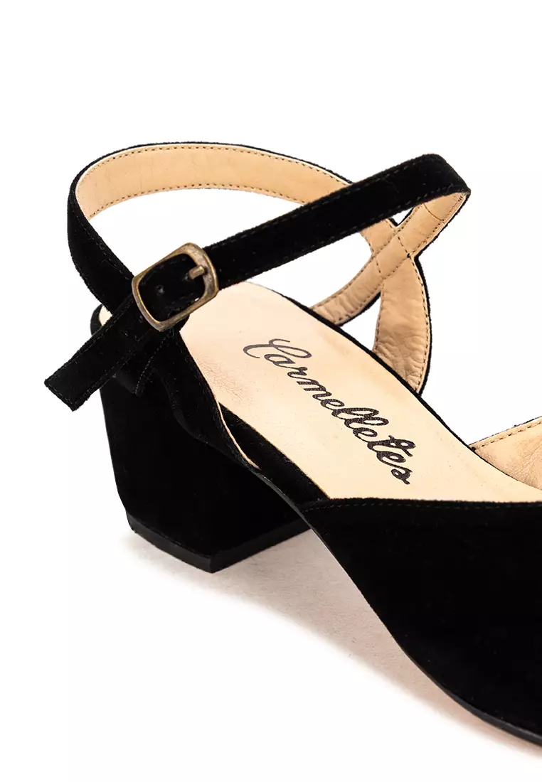 Block Heels Ankle Strap Sandals