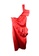 Karen Millen red Pre-Loved karen millen One Shoulder Satin Evening Dress 9DB52AA1145F32GS_1